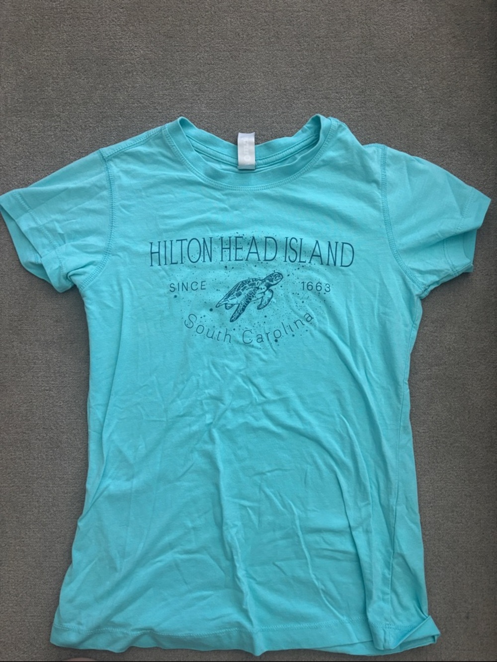 Hilton Head Island Turquoise Graphic Tee